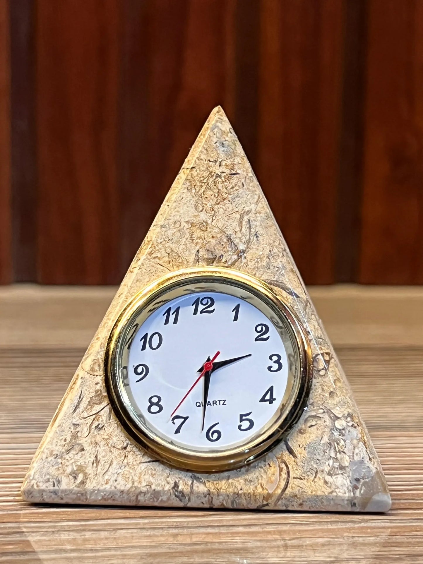 Onyx Marble Pyramid Watch
