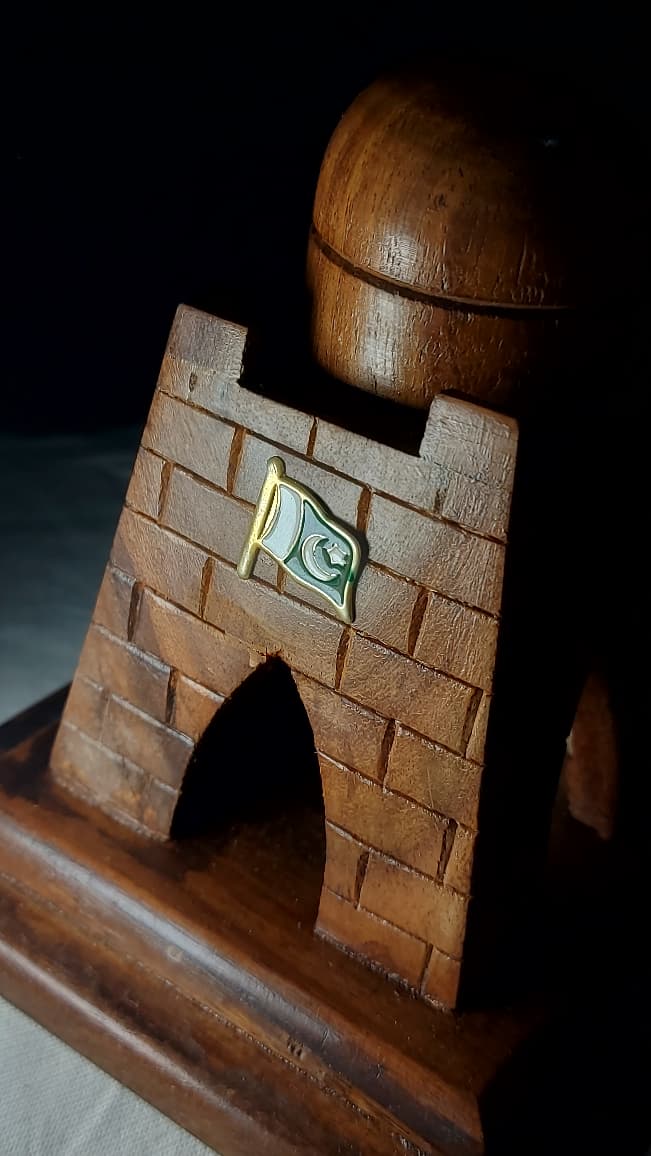 Handcrafted SheeSham Wood Miniature of Quaid-e-Azam Tomb